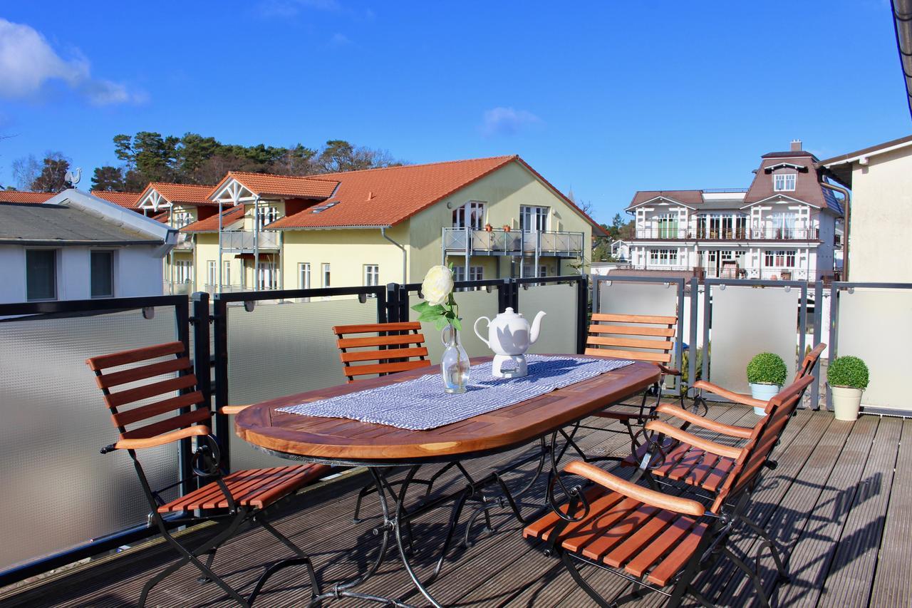 Strandnahe Fewo Mit 3 Schlafzimmern Und Balkon, Villa Vergissmeinnicht 02, Binz Eksteriør billede